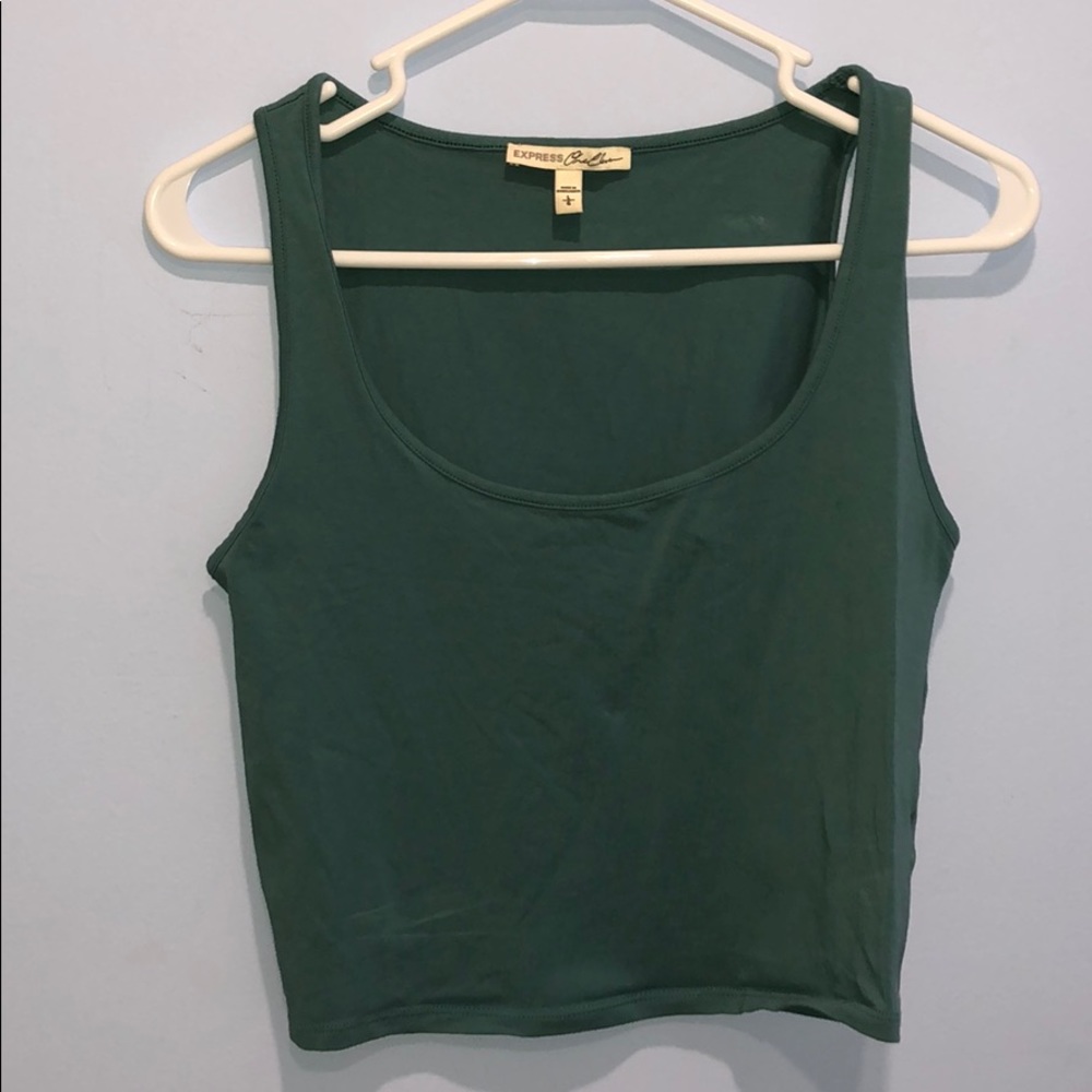 turquoise Express tank top